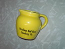 STRASBURG PENNSYLVANIA RAIL ROAD CREAMER PITCHER TOURIST SOUVENIR
