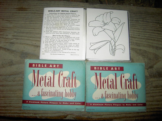 ALUMINUM METAL CRAFT BIBLE ART PICTURE PLAQUE STANDARD PUBLISHING