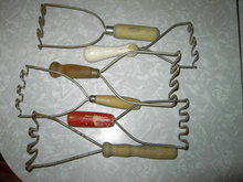 POTATO MASHER COOKING BAKING UTENSIL KITCHEN TOOL DEPRESSION ERA