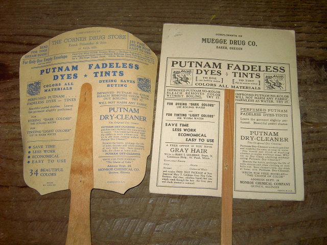 BAKER OREGON ST PAUL NEBRASKA PUTNAM DYE TINT FAN