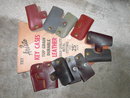 LEATHER KEY CASE ORIGINAL ARISTO ADVERTISING STORE CARD RETRO COUNTER DISPLAY PURSE ACCESSORY