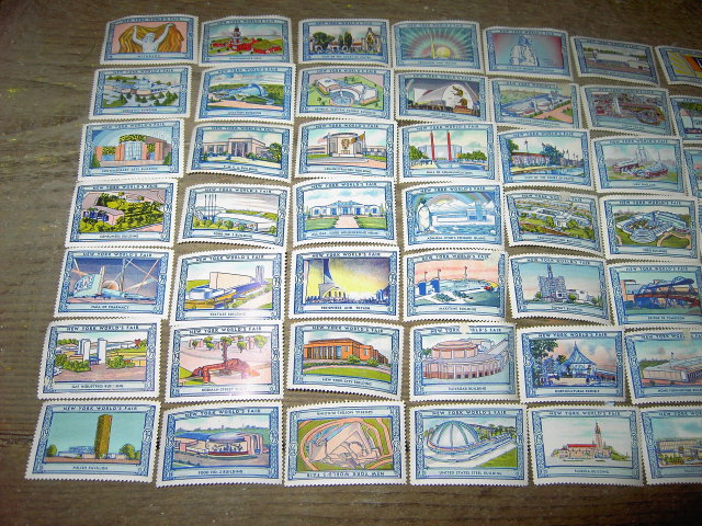 NEW YORK CITY WORLDS FAIR STAMP SET