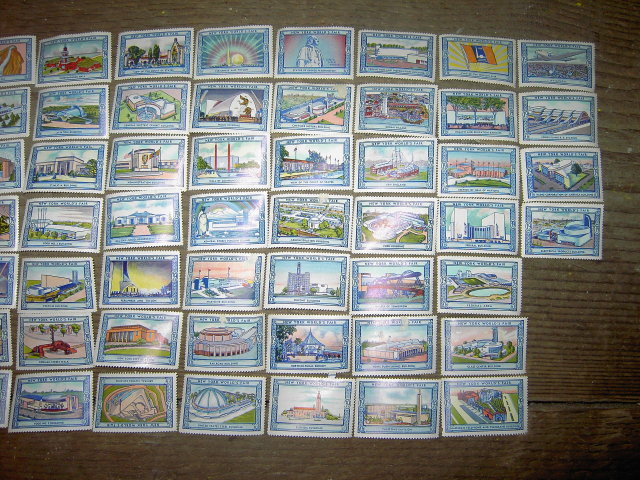 NEW YORK CITY WORLDS FAIR STAMP SET