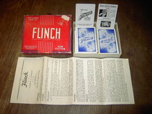 FLINCH PARKER BROTHERS CARD GAME COMPLETE SET ORIGINAL BOX INSTRUCTIONS