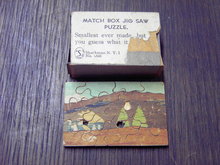 MATCH BOX SMALLEST JIG SAW PUZZLE SHACKMAN NEW YORK