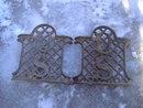 PUMP HOUSING FOOT TRIVET UNITED STATES CAST IRON ORNAMENT