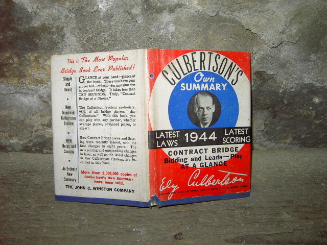 CULBERTSONS CONTRACT BRIDGE SUMMARY BOOK 1944 EDITION