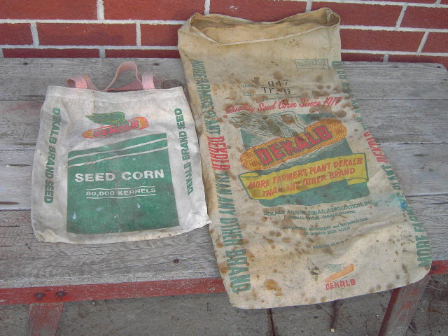 DEKALB CORN SEED SACK COTTON BAG TOTE