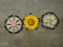 FLORAL FLOWER PIN CURTAIN TIE BACK BUTTON DRAPERY DECORATION