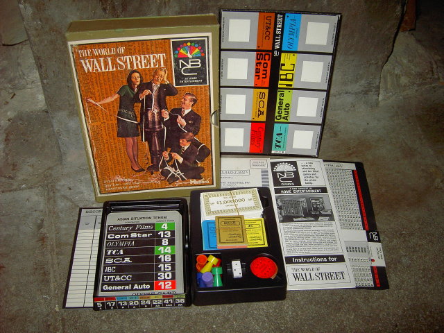 HASBRO WORLD OF WALL STREET HOME ENTERTAINMENT STOCK MARKET INVESTMENT BOARD GAME