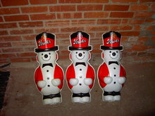STROH'S BEER SNOWMAN WINTER BEVERAGE PROMOTION ADVERTISING FIGURE
