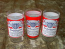 BUDWEISER BEER GLASS BAR TUMBLER
