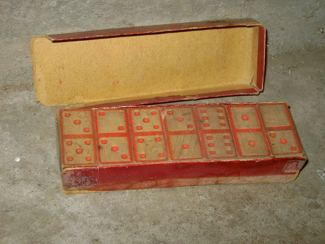 PEERLESS DOMINOES VICTORIAN ERA WOOD DOMINO TILE GAME PASTIME ROCHESTER LITHO COMPANY BOX