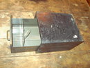 METAL DRAWER FILE BOX ART STEEL NEW YORK HANDLE