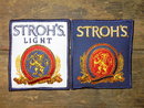STROHS BEER PATCH LIGHT BREW BEVERAGE UNIFORM EMBLEM