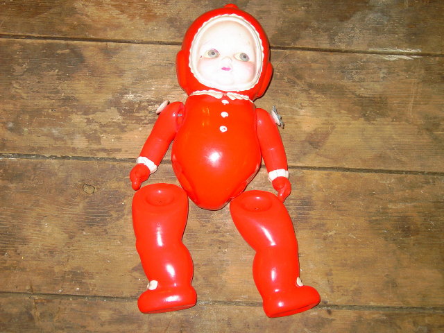 ROYAL KEWPIE OCCUPIED JAPAN CELLULOID DOLL EARLY PLASTIC TOY