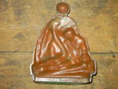 SOLDIER COMFORTING LADY BOOKEND SHELF FIGURINE STATUE