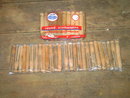 WOOD CLOTHESPIN LAUNDRY LINE CLIP FORSTER WORLDS FAIR BRAND WILTON MAINE ADVERTISING WRAP