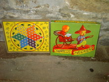 CHINESE CHECKER BOARD BOX NATIONAL GAMES WEST SPRINGFIELD MASSACHUSETTS W RAD MARK
