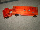 SOLID WOOD TRUCK SEMI TRAILER FLAT BED HEAVY DUTY TOY COMMUNITY BRAND RIFTON NEW YORK