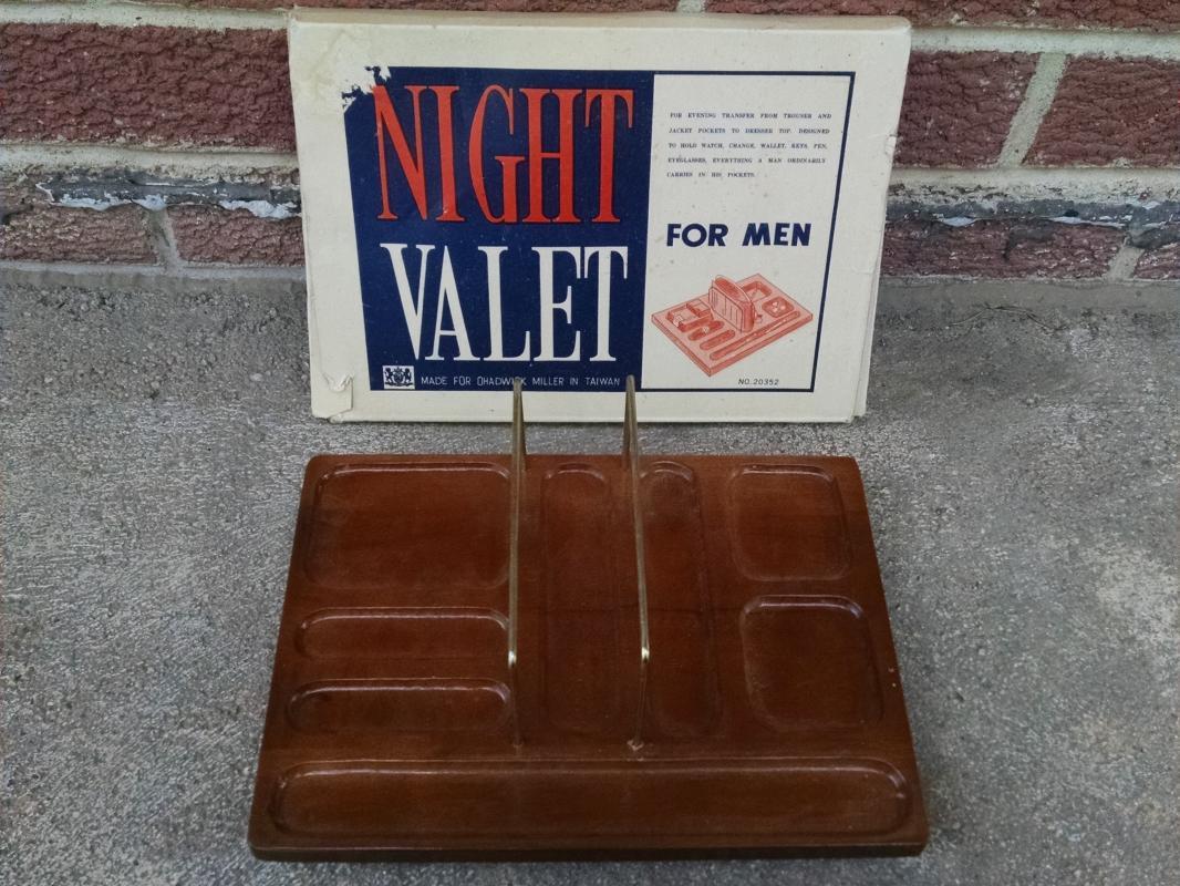 night valet dresser top tray wallet pocket loot organizer chadwick miller taiwan retro apparel accessory