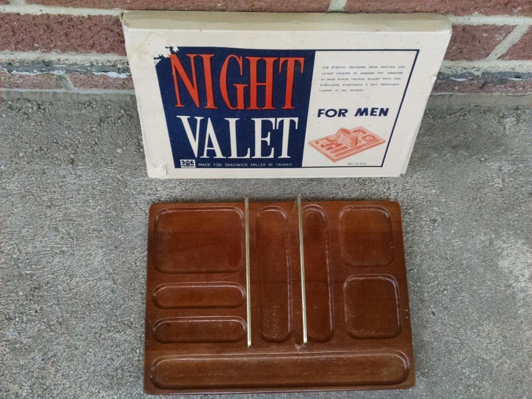 night valet dresser top tray wallet pocket loot organizer chadwick miller taiwan retro apparel accessory