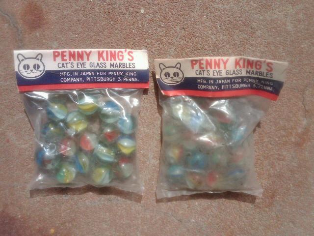CAT EYE MARBLES PENNY KING ORIGINAL PACKAGE