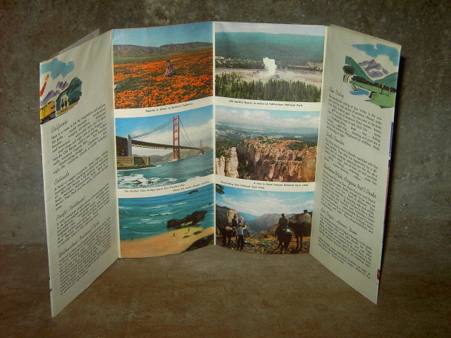UNION PACIFIC RAILROAD TRAVEL BROCHURE WESTERN WONDERLAND TRAIN VACATION ADVERTISING BOOKLET