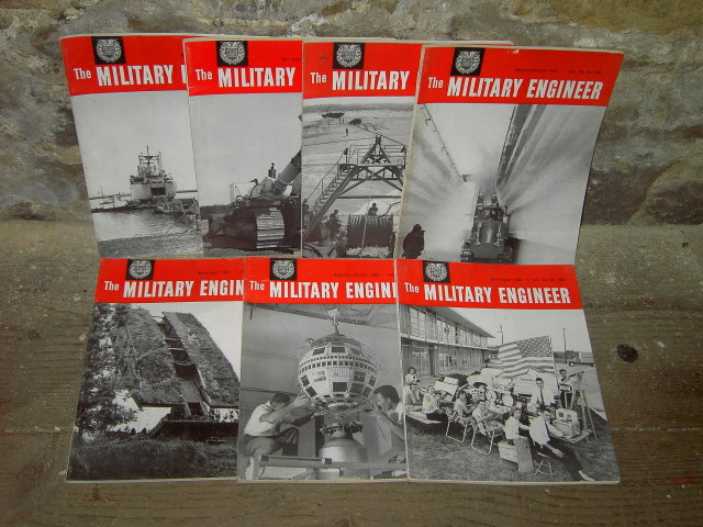 MILTARY ENGINEER MAGAZINE ARMED FORCES PUBLCATION 1961 1962