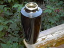 ORIENTAL CARVED METAL VASE FLOWER DISPLAY CARAFE