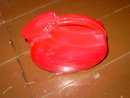 BURROUGHS BARRITE RED PLASTIC PITCHER BEVERAGE SERVER
