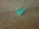 BLUE PLASTIC ADVERTISING THIMBLE SEWING TOOL J M MCDONALD COMPANY