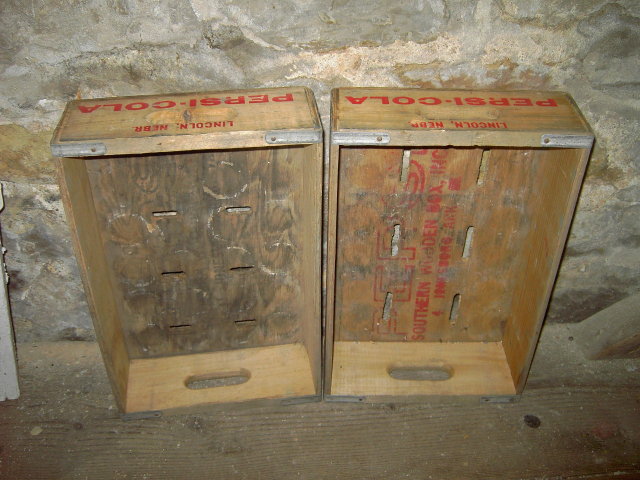 LINCOLN NEBRASKA PEPSI COLA CRATE SOFT DRINK BEVERAGE BOTTLE TOTE CARRIER CASE WOODEN TRUCKING BOX