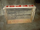 PEPSI COLA CRATE WOODEN BOX SOFT DRINK BEVERAGE BOTTLE TOTE CARRIER CASE FLOUR CITY STURDY BILT MINNEAPOLIS MINNESOTA ADVERTISING