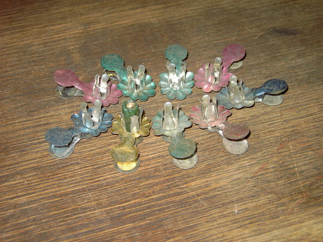 CHRISTMAS TREE DECORATION STEEL CLIP CANDLEHOLDER BRANCH ORNAMENT