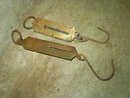 SPRING COIL SCALE WEIGHING TOOL FARM DEVICE GERMANY P S & W COMPANY MARK