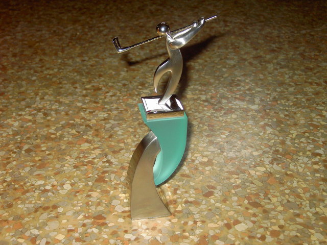 GOLF STATUE GOLFERS TROPHY MANTEL DECORATION