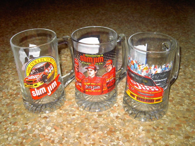 NASCAR AUTO RACING MUG SLIM JIM TERRY LABONTE CAR
