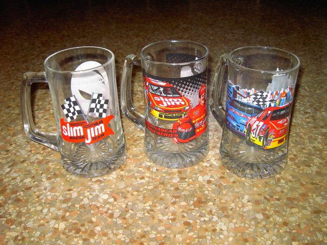 NASCAR AUTO RACING MUG SLIM JIM TERRY LABONTE CAR