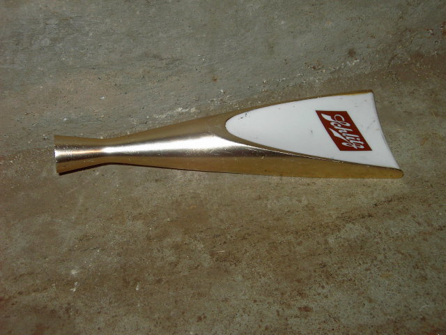 SCHLITZ BEER KEG TAP HANDLE 1959 BAR COCKTAIL LOUNGE BREWERY ADVERTISING ACCESSORY
