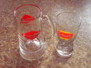 GRAIN BELT SCHMIDT BEER MUG COCKTAIL GLASS TUMBLER CERVEZA BREW ADVERTISING BAR UTENSIL RETRO ERA LOUNGE COLLECTIBLE