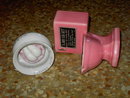A JON PINK TOILET BATHROOM ASHTRAY CIGARETTE BOX WALL POCKET BUTT SNUFFER THUNDER MUG CHAMBER POT NOVELTY BOWL