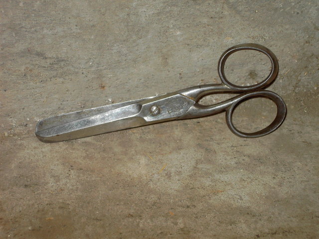KEEN KUTTER SCISSORS SIMMONS HARDWARE GERMANY ADVERTISING 5 INCH CUTTING TOOL