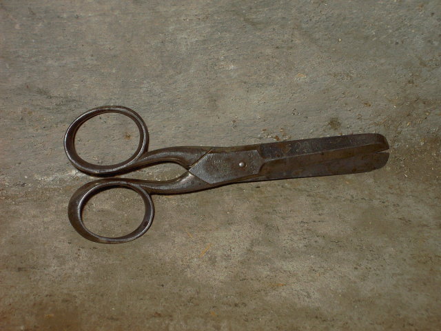 KEEN KUTTER SCISSORS SIMMONS HARDWARE GERMANY ADVERTISING 5 INCH CUTTING TOOL