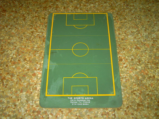 DALLAS TEXAS SPORTS ARENA COACHES CHALKBOARD PLAY DIAGRAM BOARD