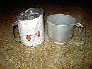 FLOUR SIFTER DRY INGREDIENT STRAINER KITCHEN UTENSIL