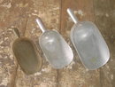 FEED SCOOP GRAIN SEED CEREAL SHOVEL TOOL SHINOLA ADVERTISING UTENSIL