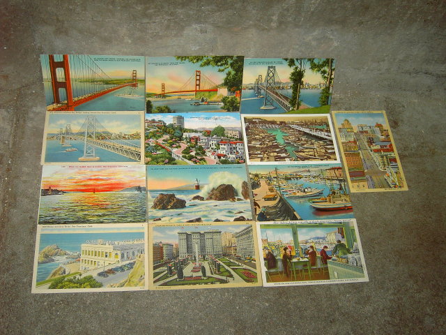 SAN FRANCISCO CALIFORNIA POSTCARD TOURIST TOURISM MAIL CARD