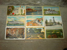 VIRGINIA FAMOUS LANDMARK PICTURE POSTCARD TOURIST CARD