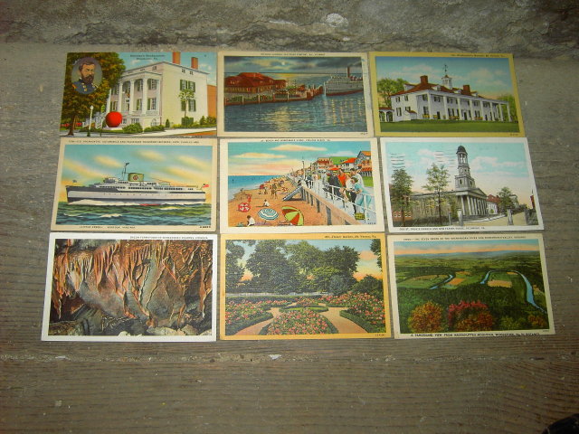 VIRGINIA FAMOUS LANDMARK PICTURE POSTCARD TOURIST CARD